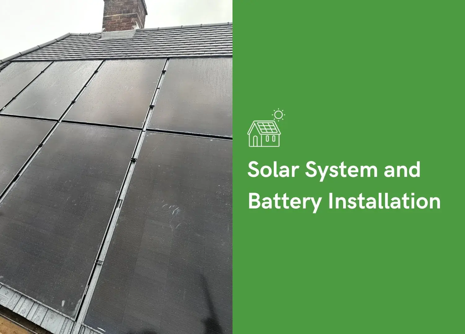 Solar System and Battery Installation
