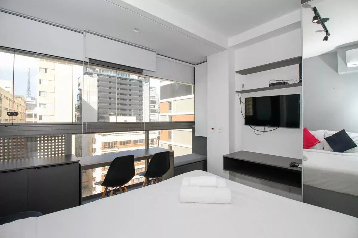 Apartamento para alugar em Pinheiros · 1 dormitório, 27 m² · VN Oscar Freire