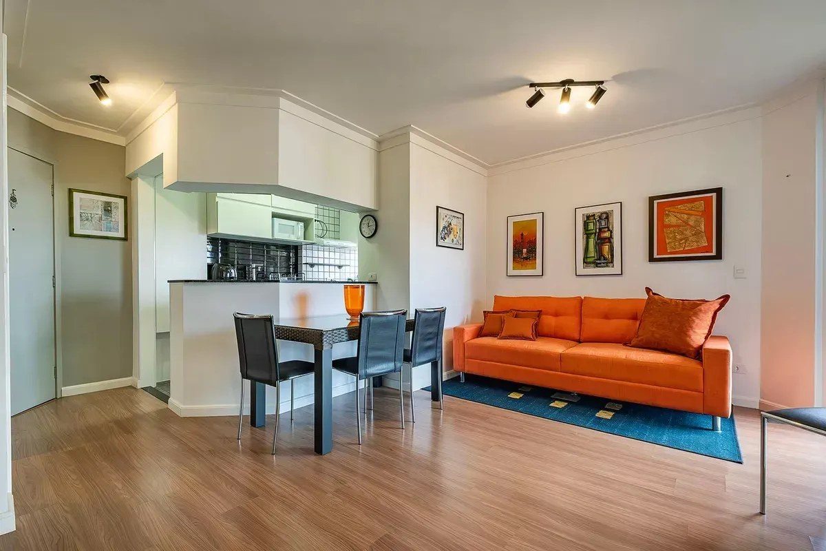 Apartamento para alugar em Pinheiros · 1 dormitório, 1 suíte, 2 vagas, 57 m²