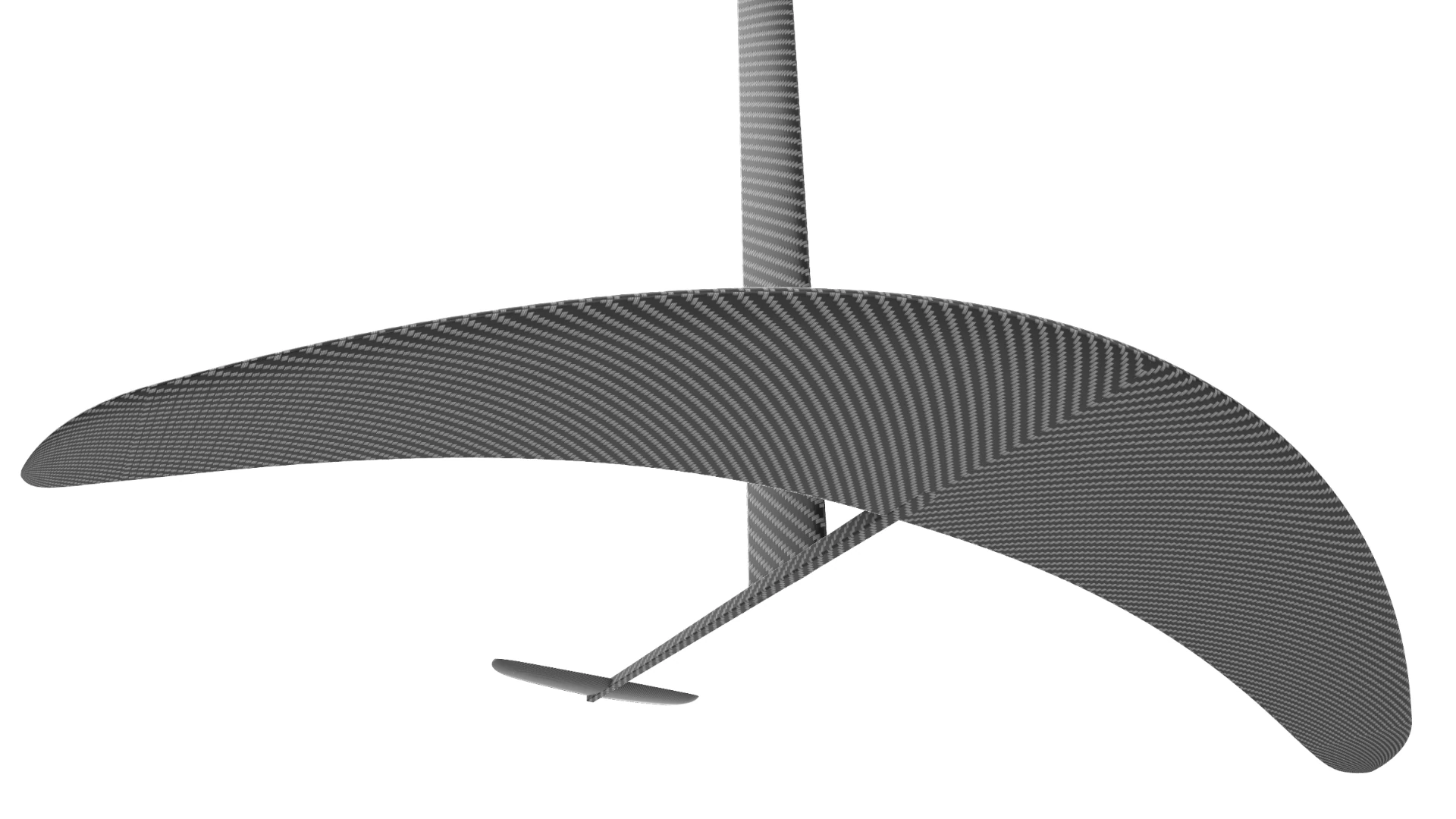 Parametric hydrofoil from a NACA profile 6