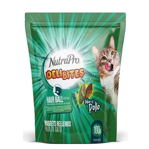 Nutrapro snacks gato hair ball x 100 gr