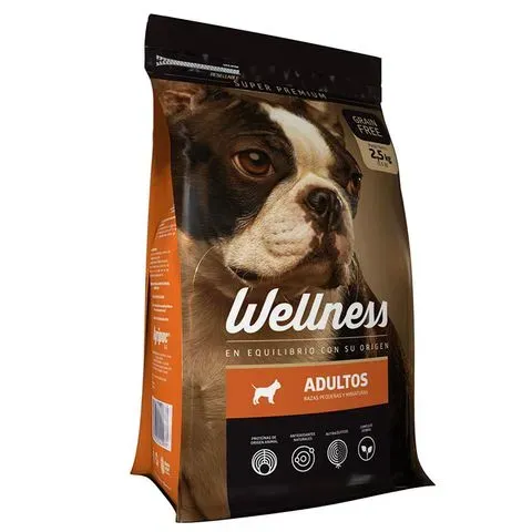 Wellness adulto raza pequeña x 2 kg