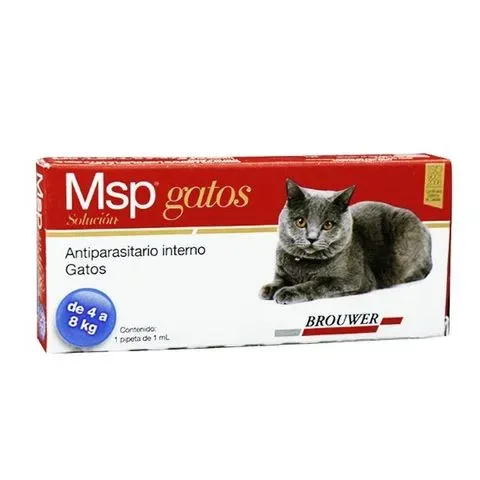 Msp gatos pipeta de 4 a 8 kg