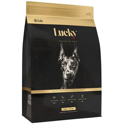 Lucky adulto raza mediana y grande x 8 kg