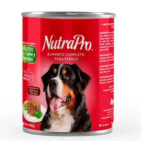 Lata perro nutrapro x 400 gr