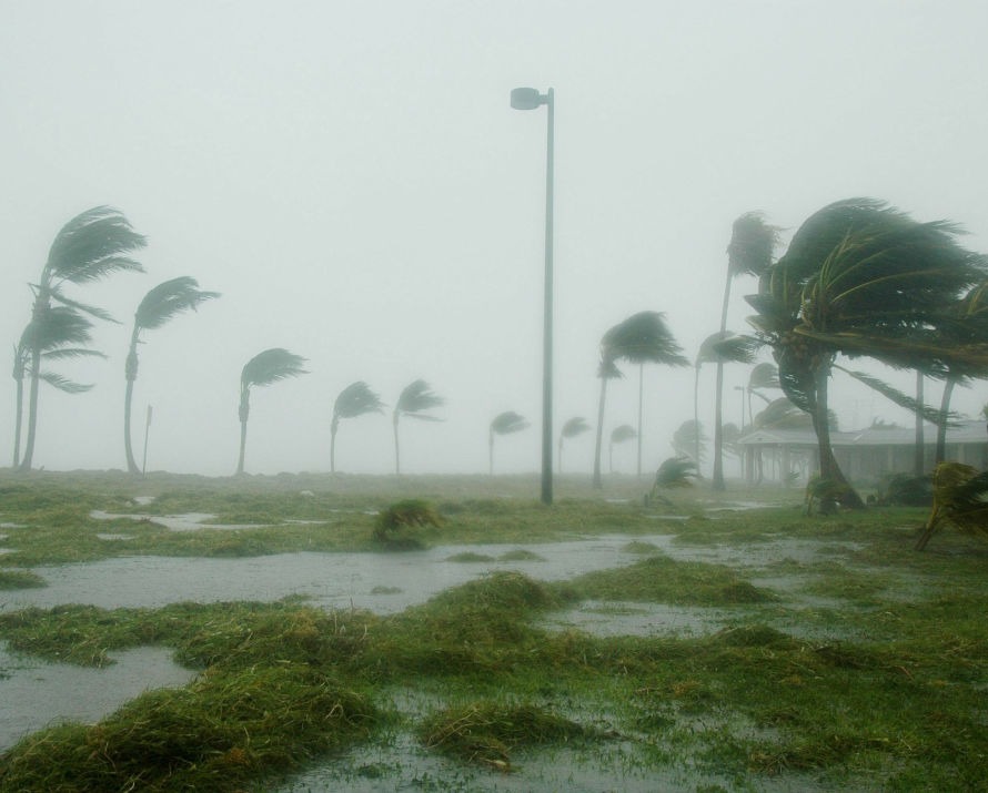 Bodega con viento extremo
