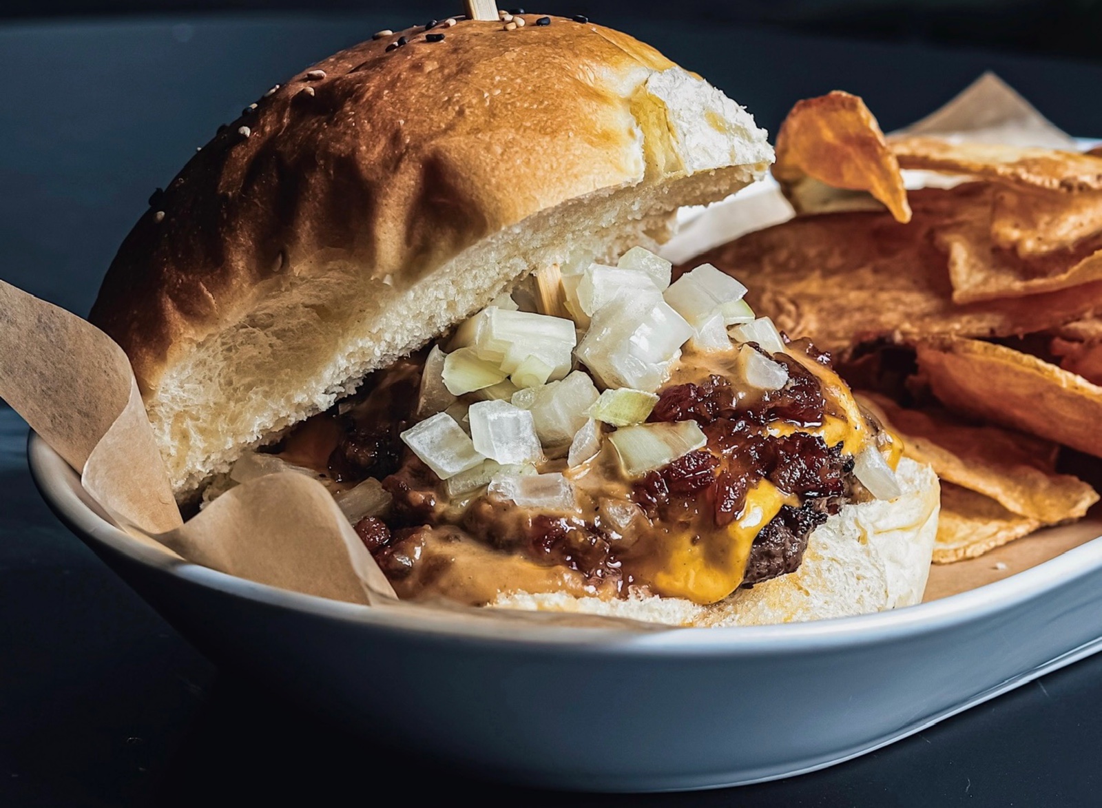 Thai Peanut Butter Burger
