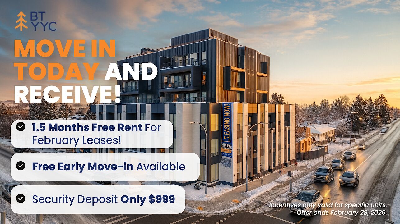 BTYYC @ Confederation Park - Elevated Rental Living in Banff Trail