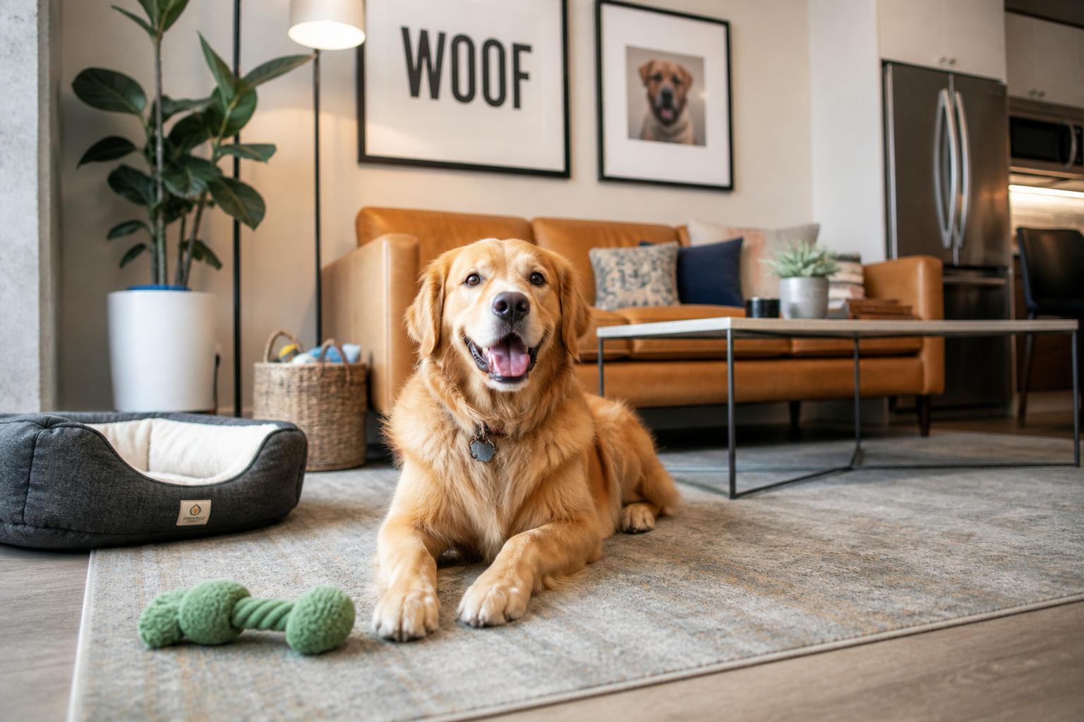 Pet friendly amenities and wash station