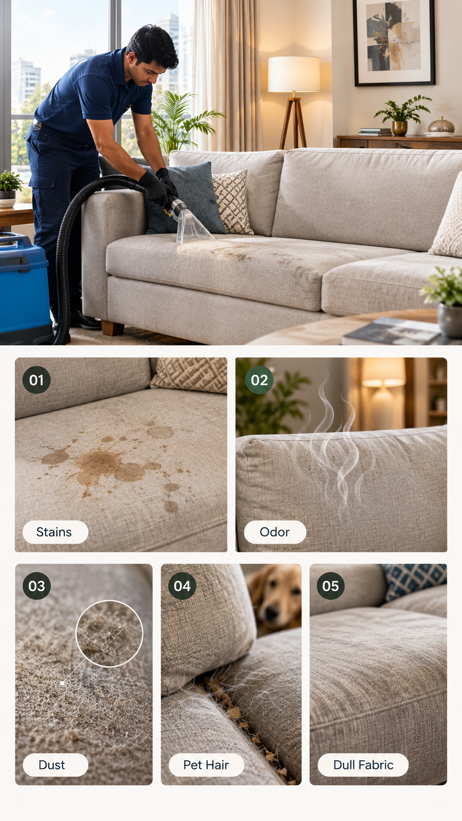 5 Signs Your Sofa Needs Professional Cleaning in Delhi