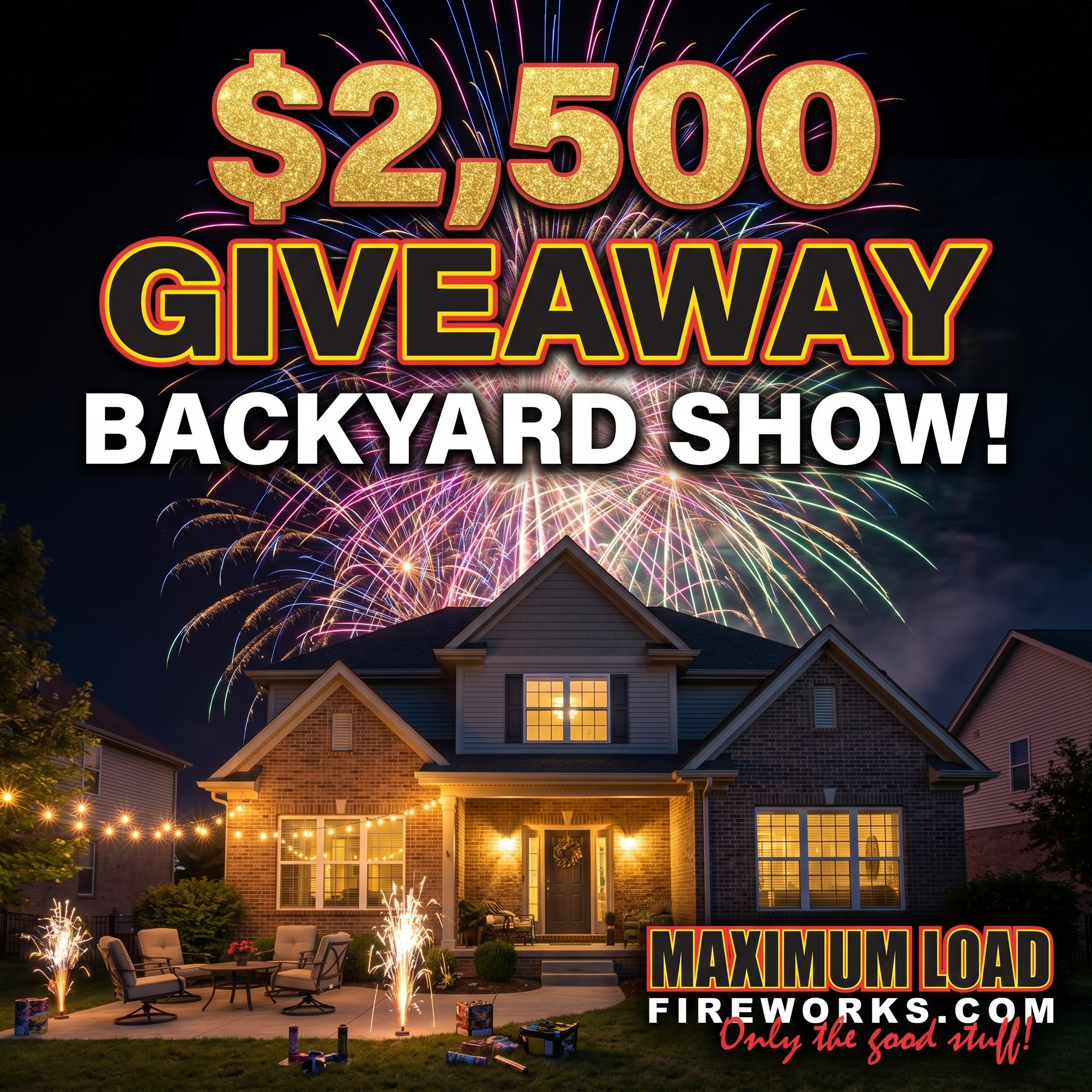 $2,500 Backyard Show Giveaway!