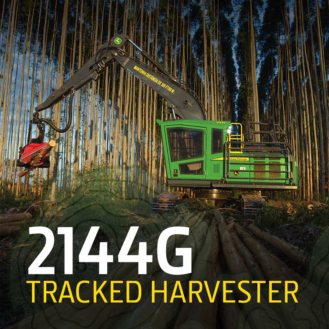  John Deere launches the 2144G Tracked Harvester into Southern Africa