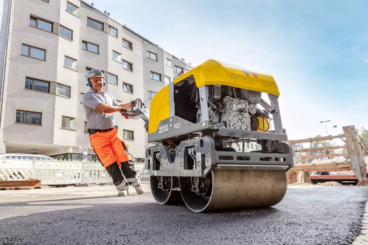 Walk-behind roller RD7 - Wacker Neuson