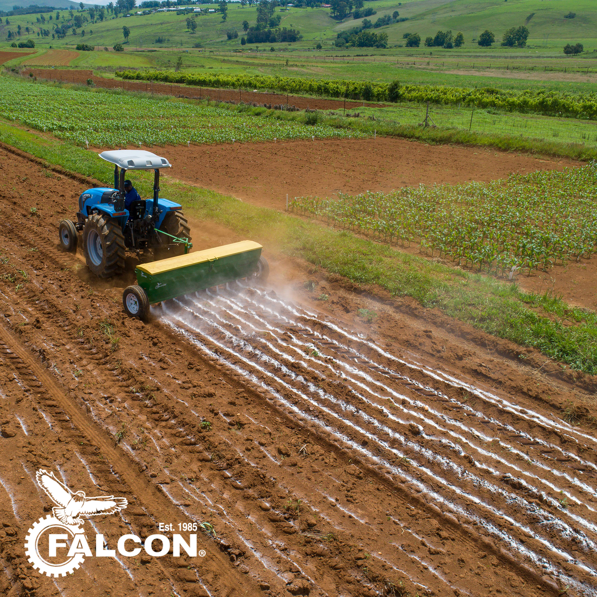 F400 Mounted Limespreader - Falcon Equipment