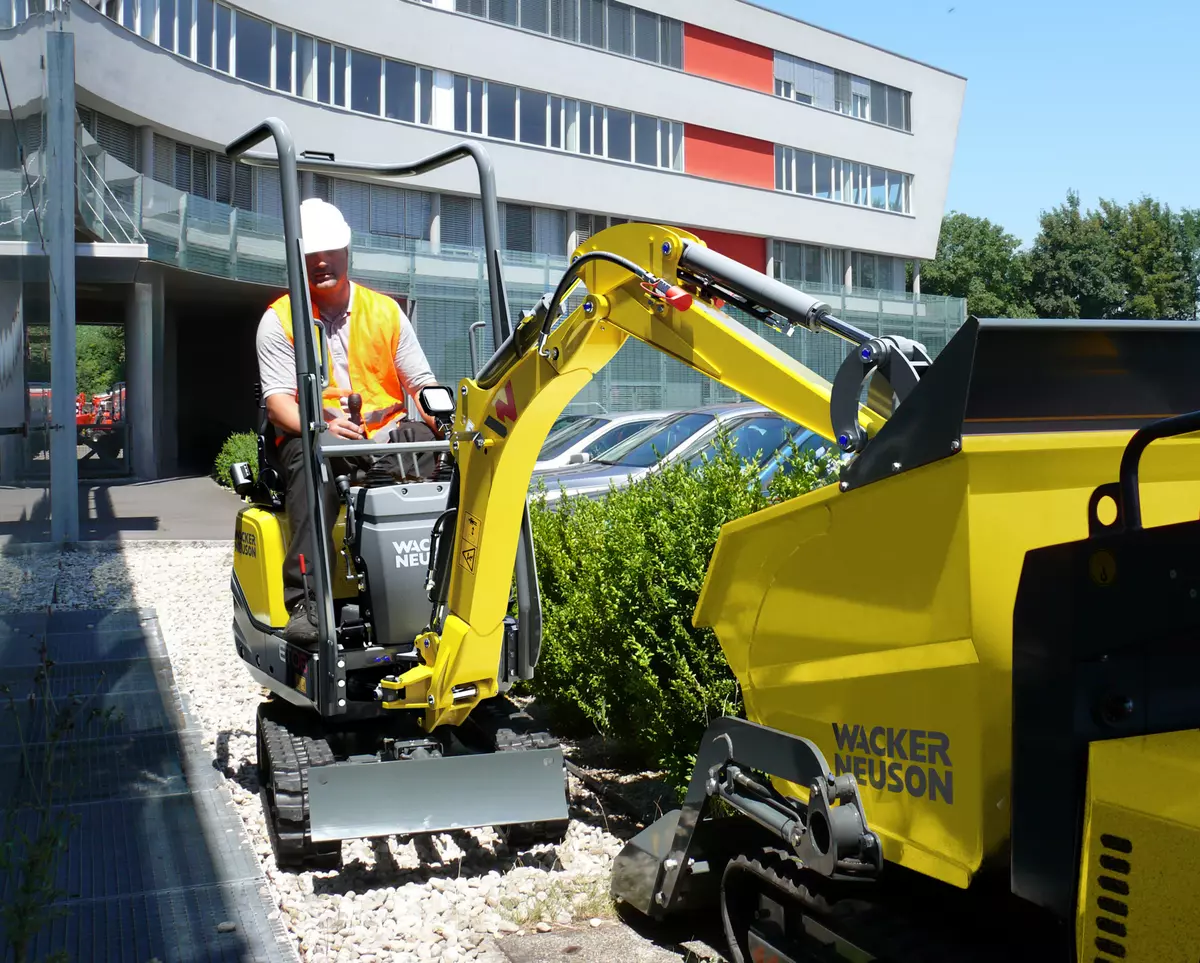 Tracked conventional excavator ET08 - Wacker Neuson