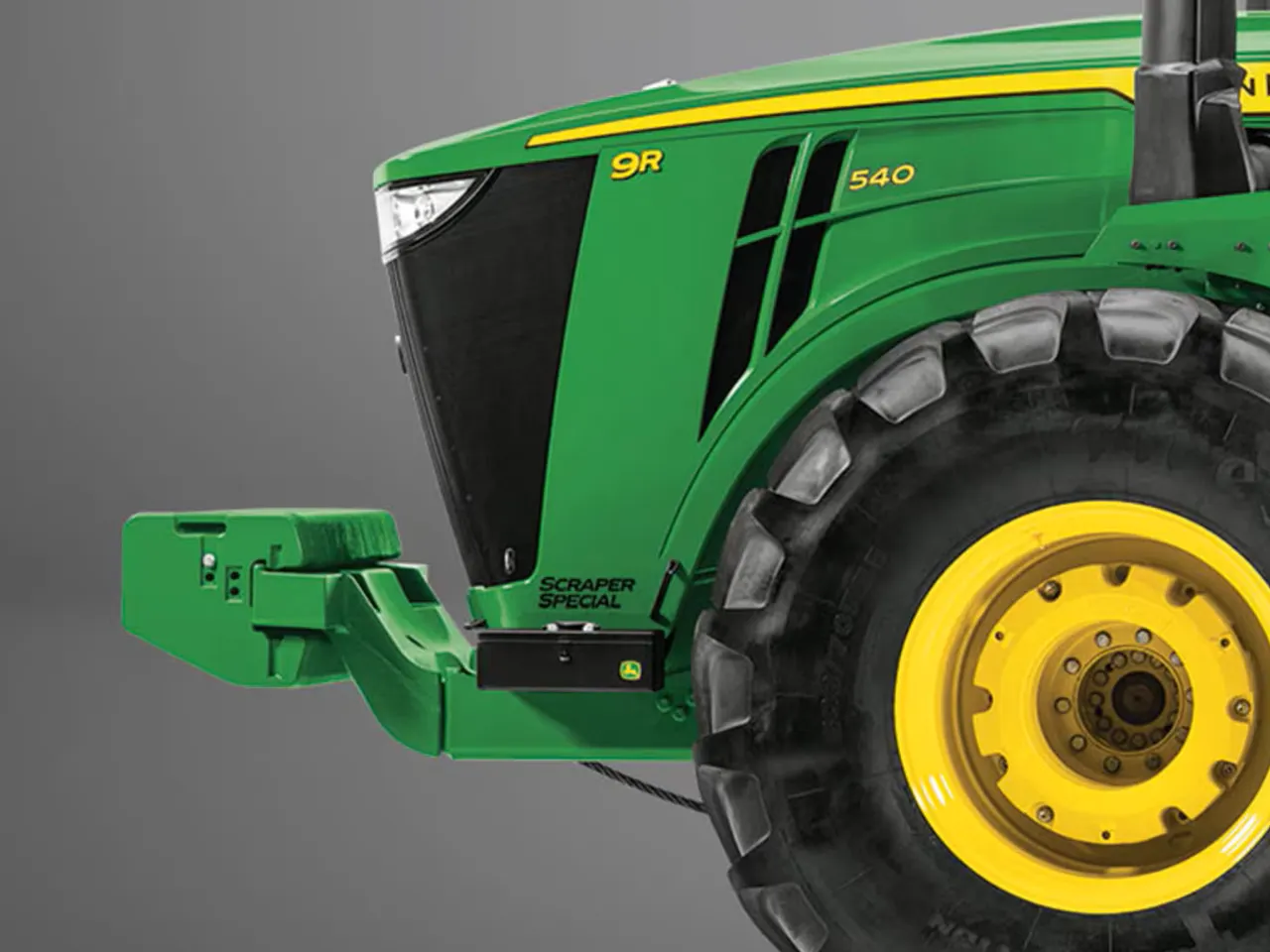 9R 540 Scraper Special Tractor - John Deere Africa & Middle East