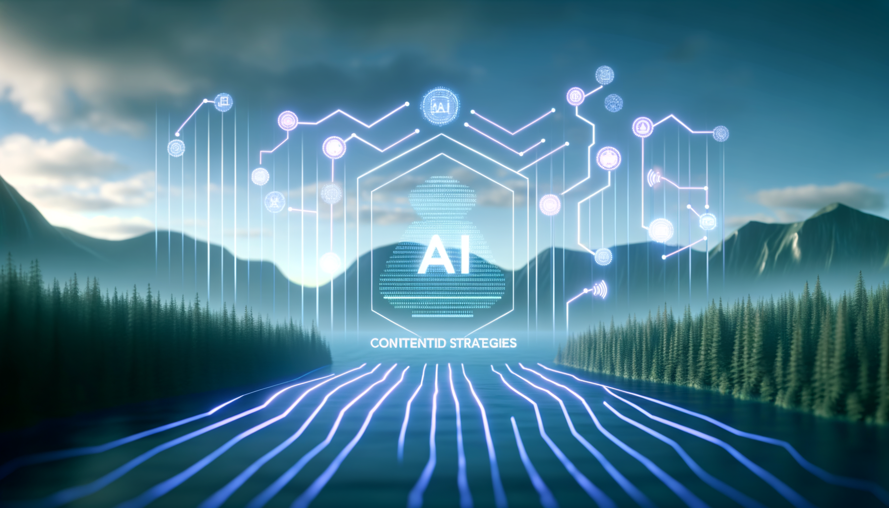 AI content creation interface, Portland