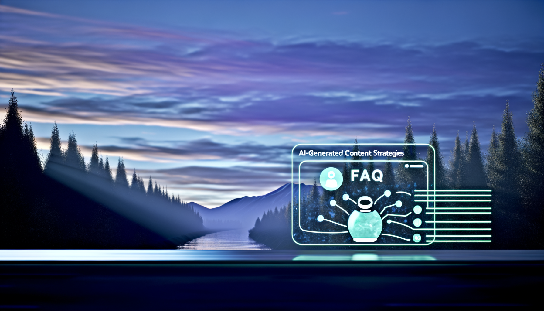 AI FAQ interface, Portland