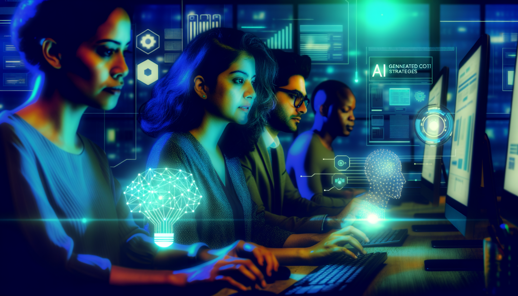 Integrating AI tools into marketing workflows.