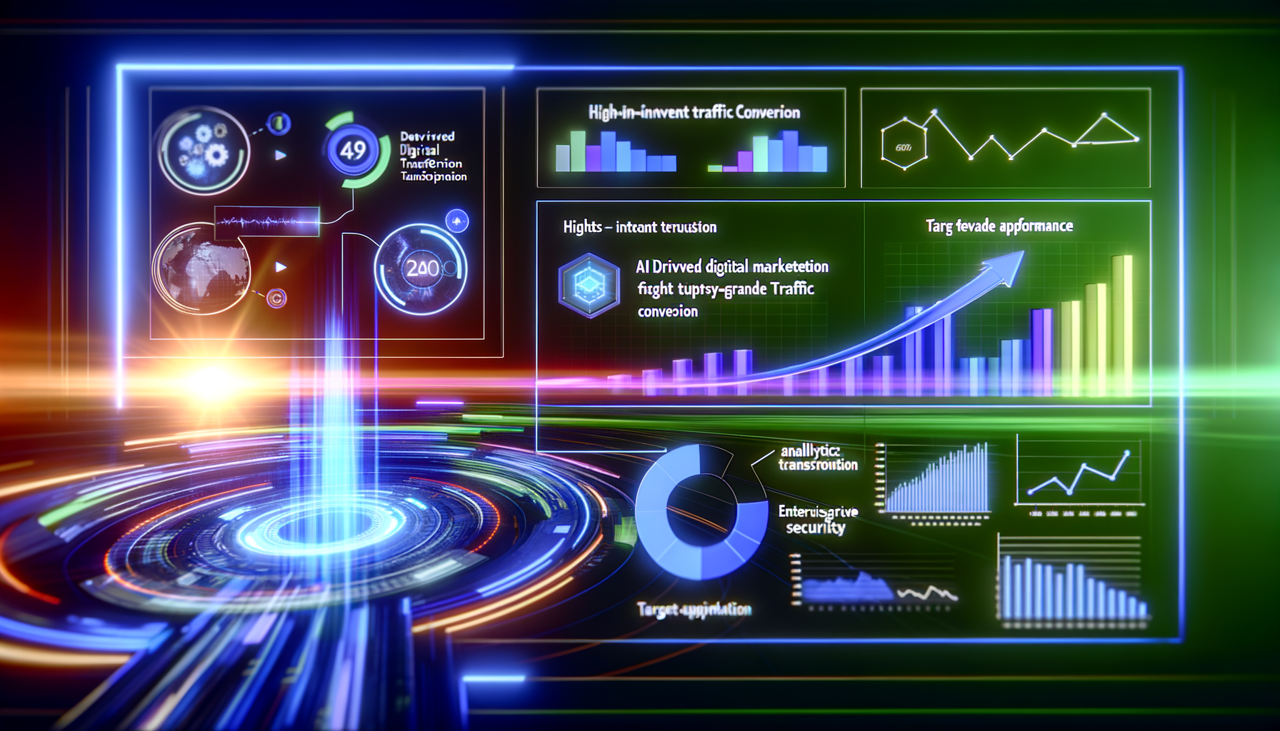 High-intent traffic conversion journey.