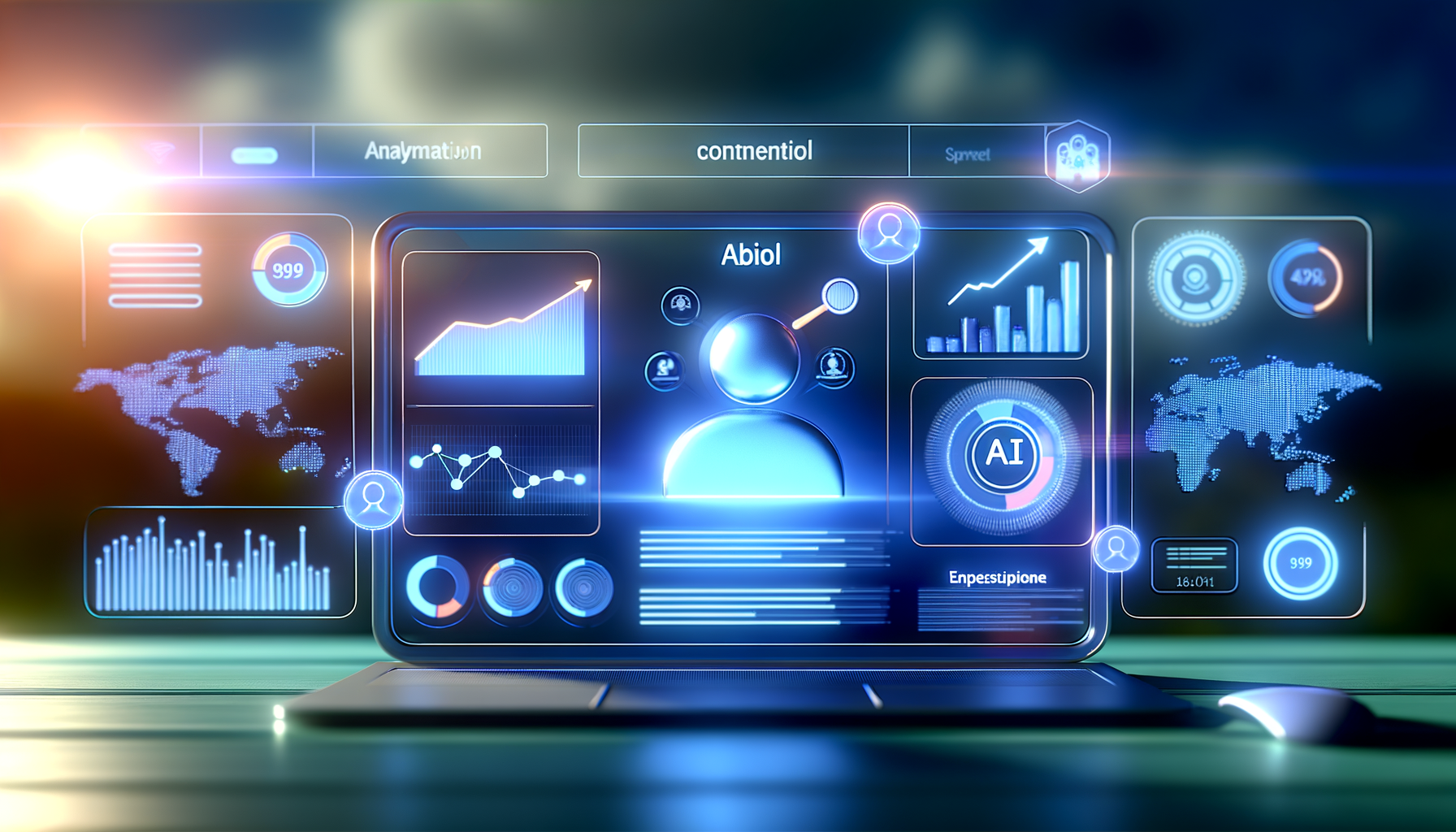 AI-enhanced SEO interface demonstrating user experience improvements.