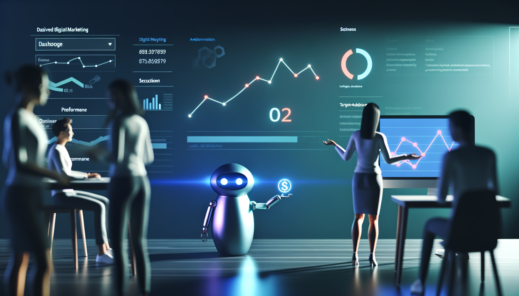 AI chatbot interfacing on a B2B site.