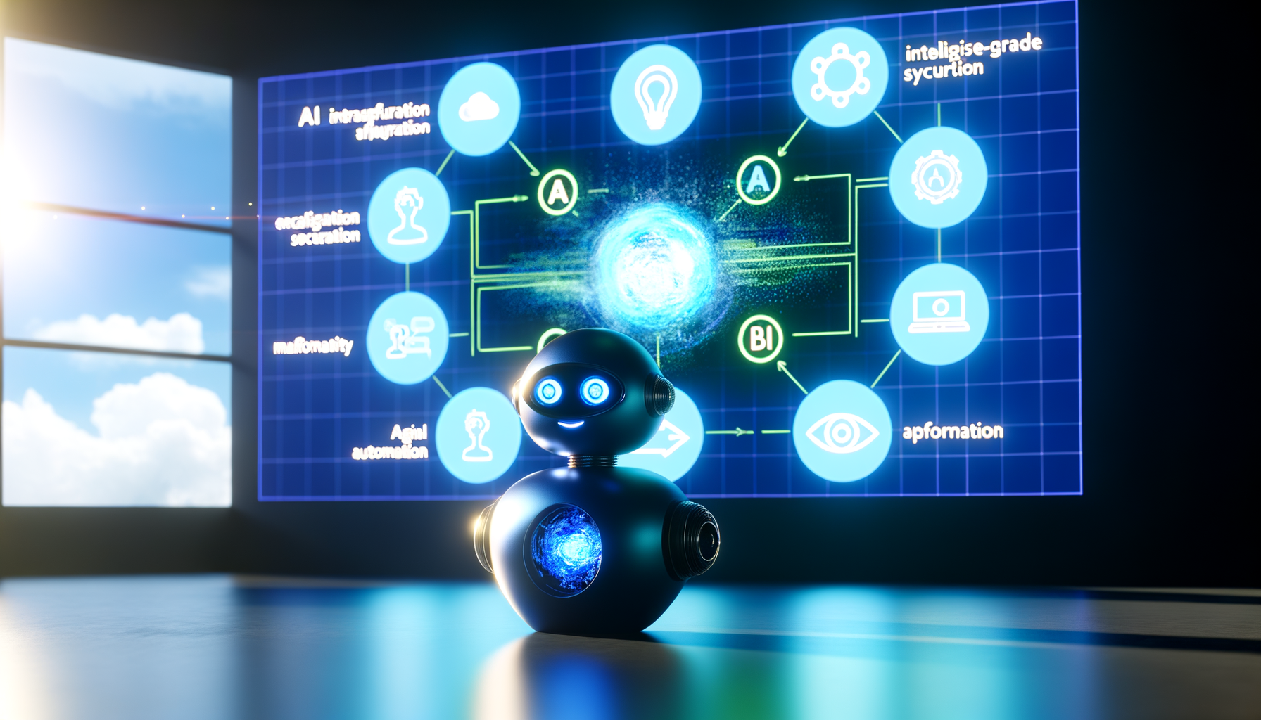AI integration process diagram.