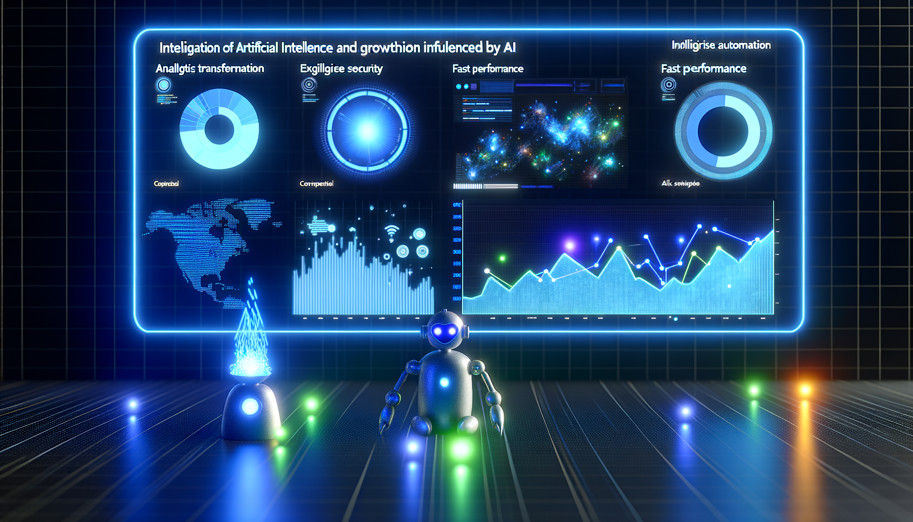 AI-driven sales growth analytics dashboard.