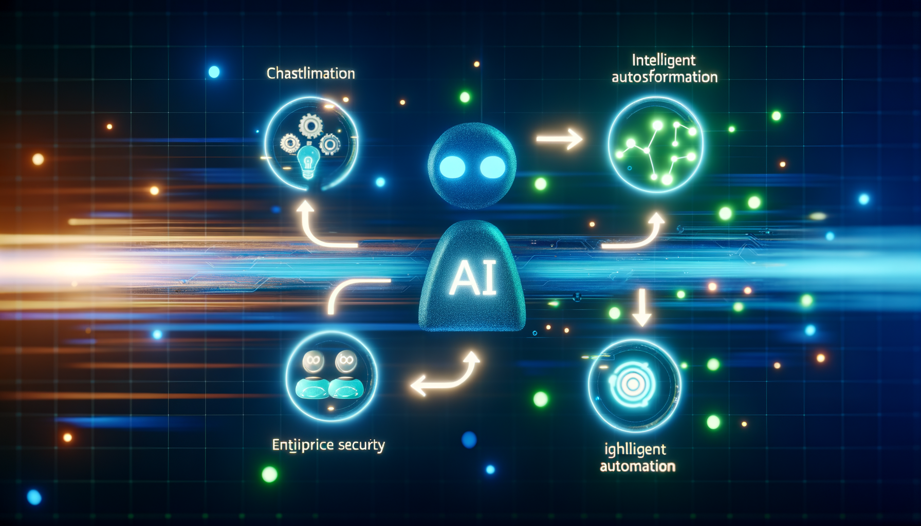 Steps for implementing intelligent automation.