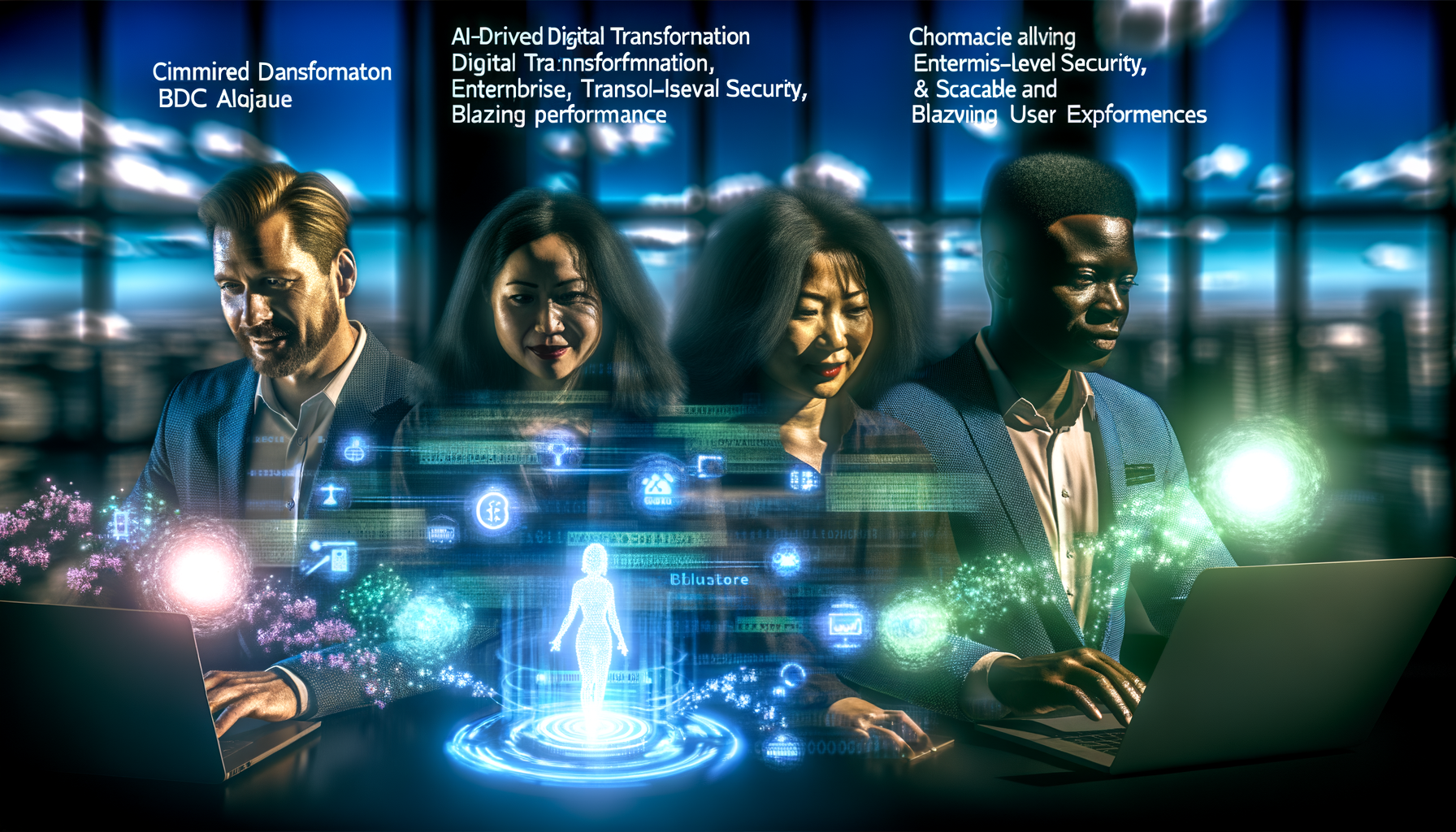 Tech collaboration session