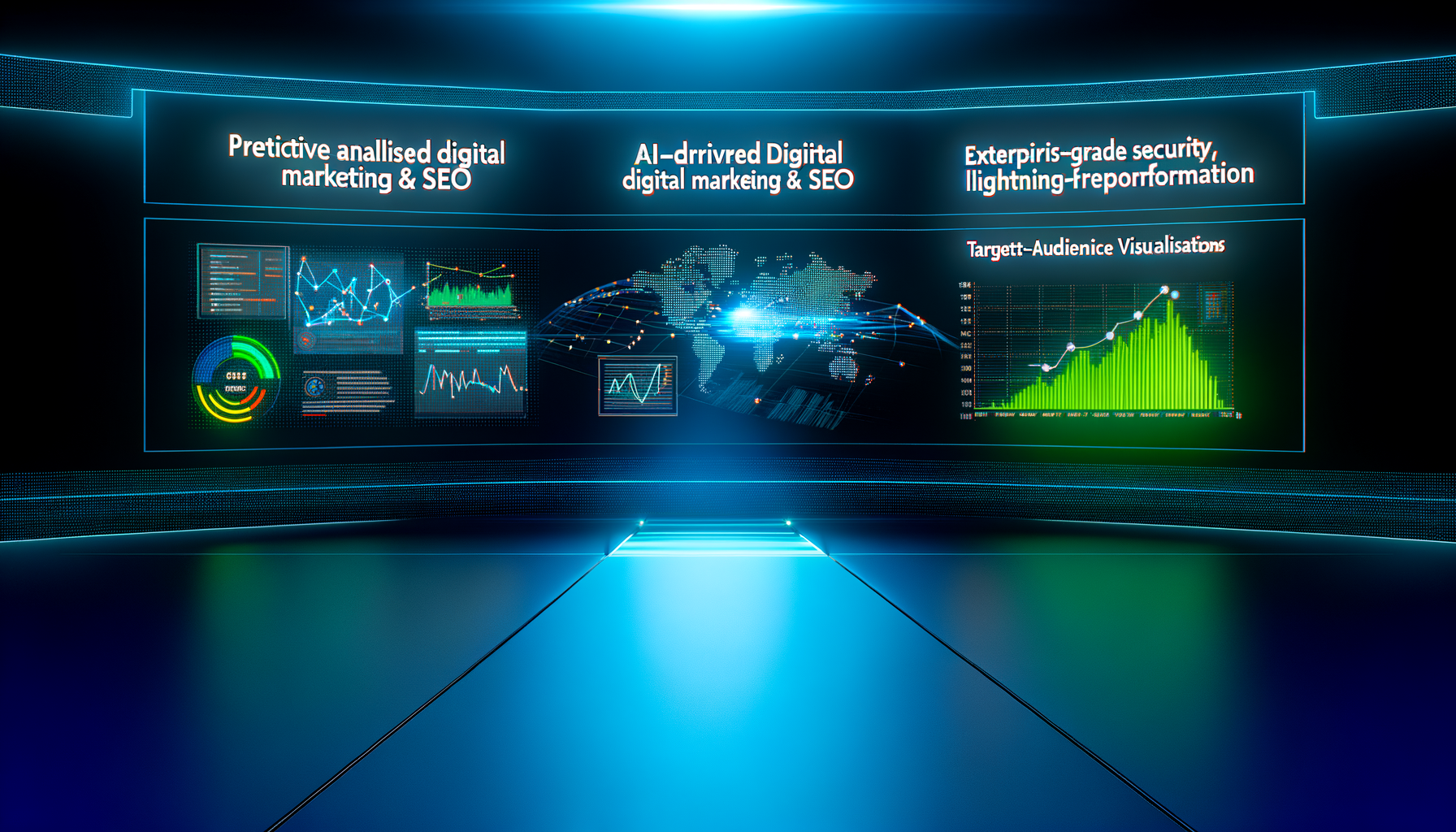 Dashboard showing predictive analytics.