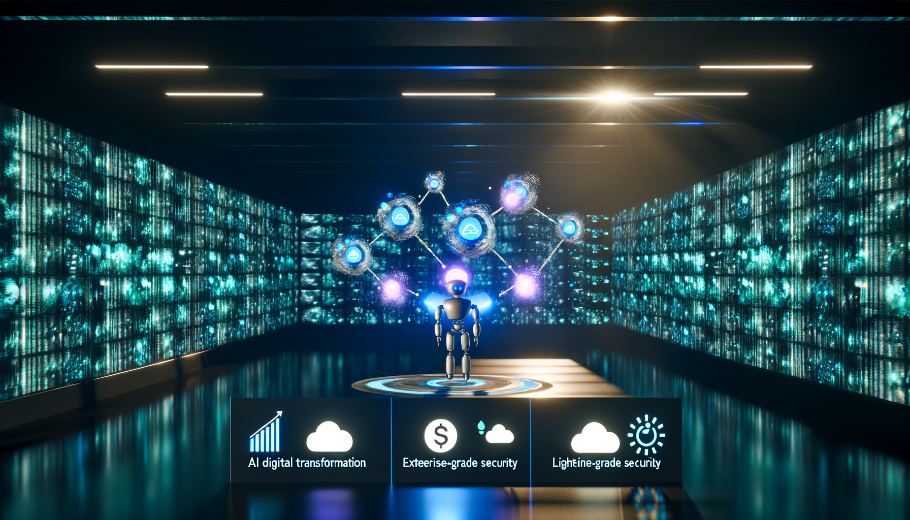 Interactive CRM platform interface showcasing AI capabilities