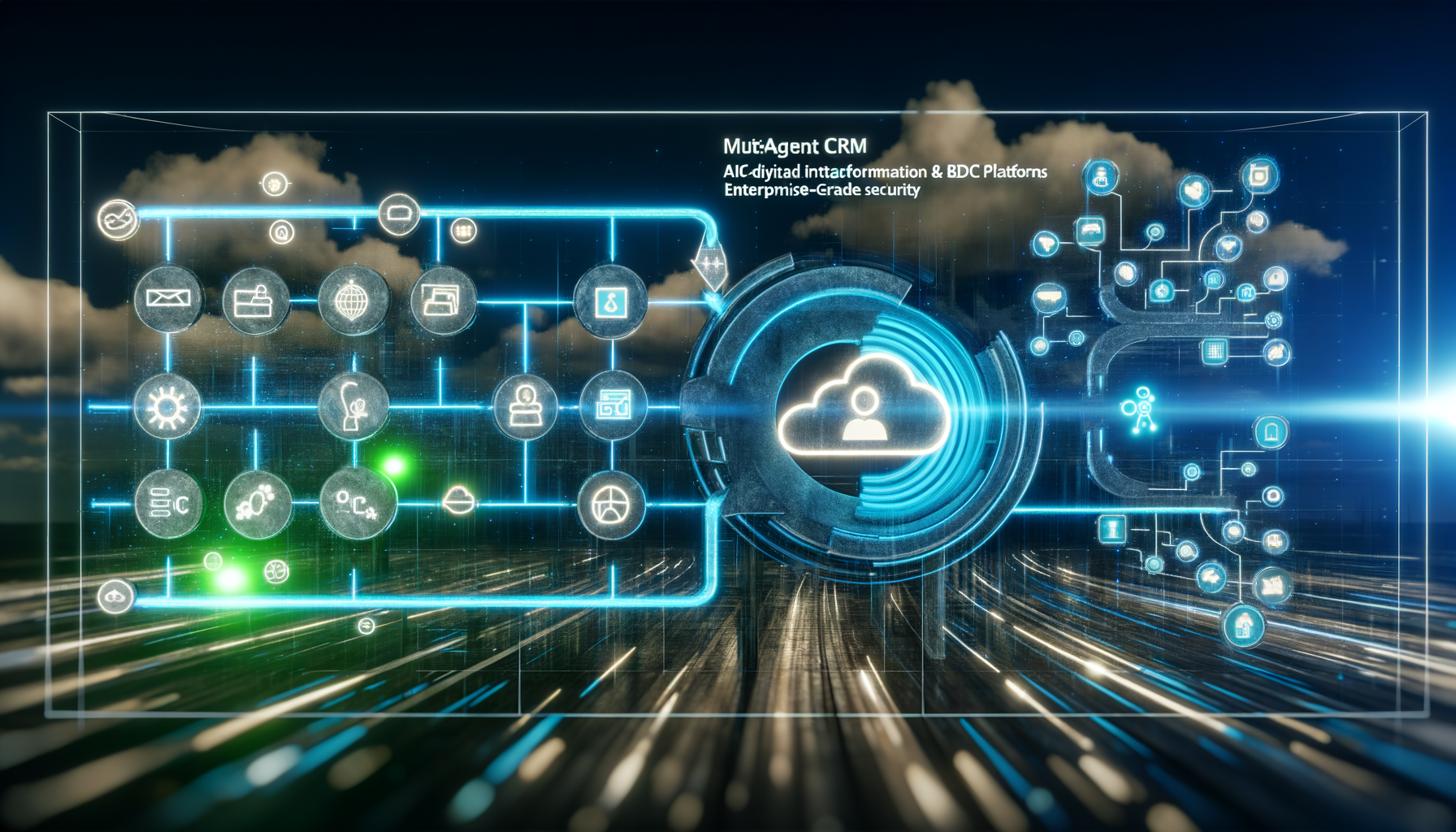 CRM system integration diagram