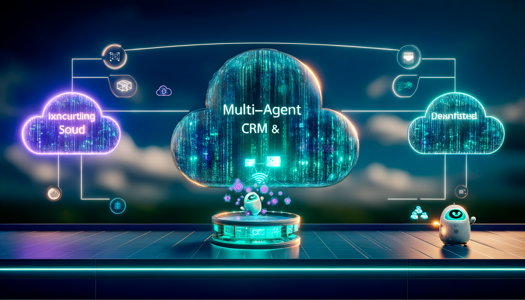 Secure data flow diagram for CRM systems