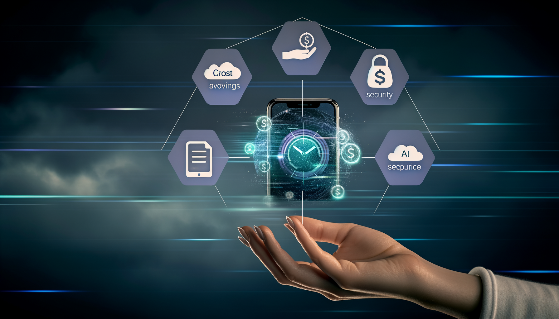 Cross-platform development benefits illustration.