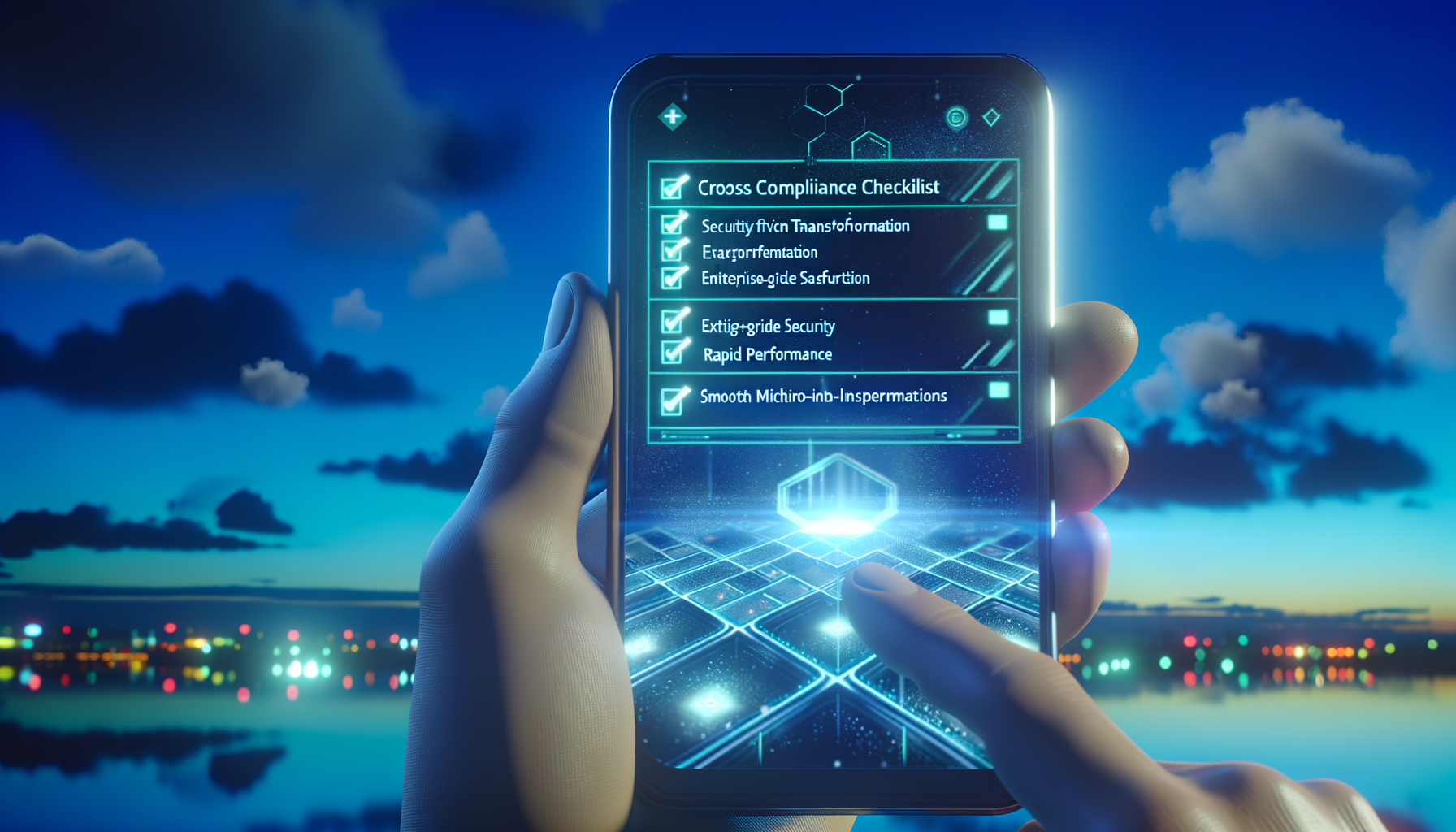 Security compliance checklist for cross-platform apps.