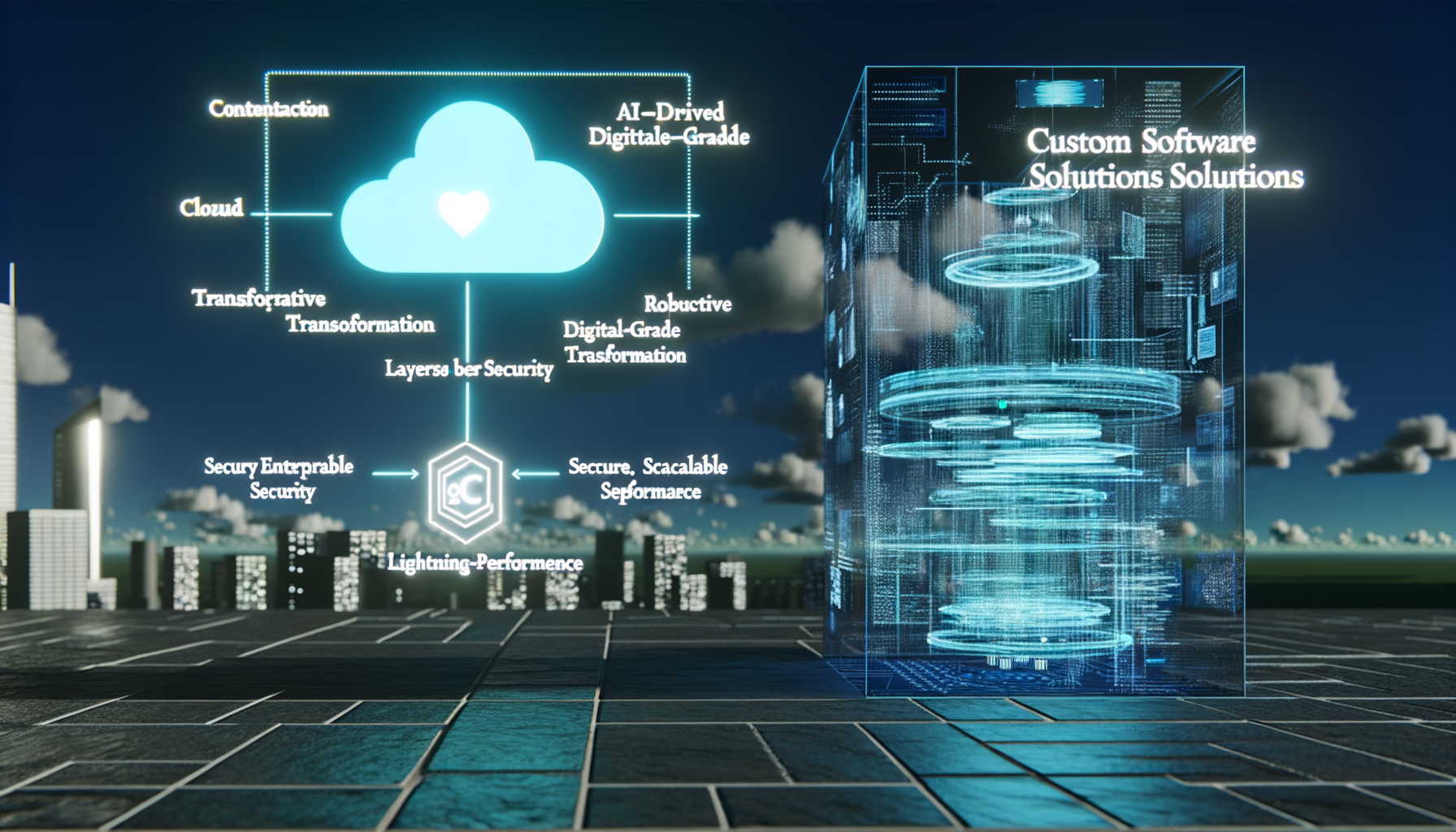 Security layers in software development diagram.
