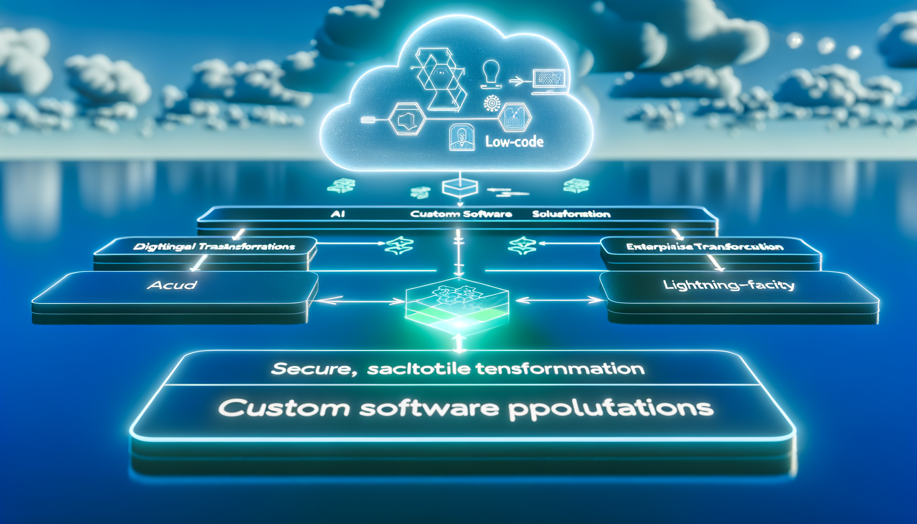 Low-code platform workflow enhancing custom app development