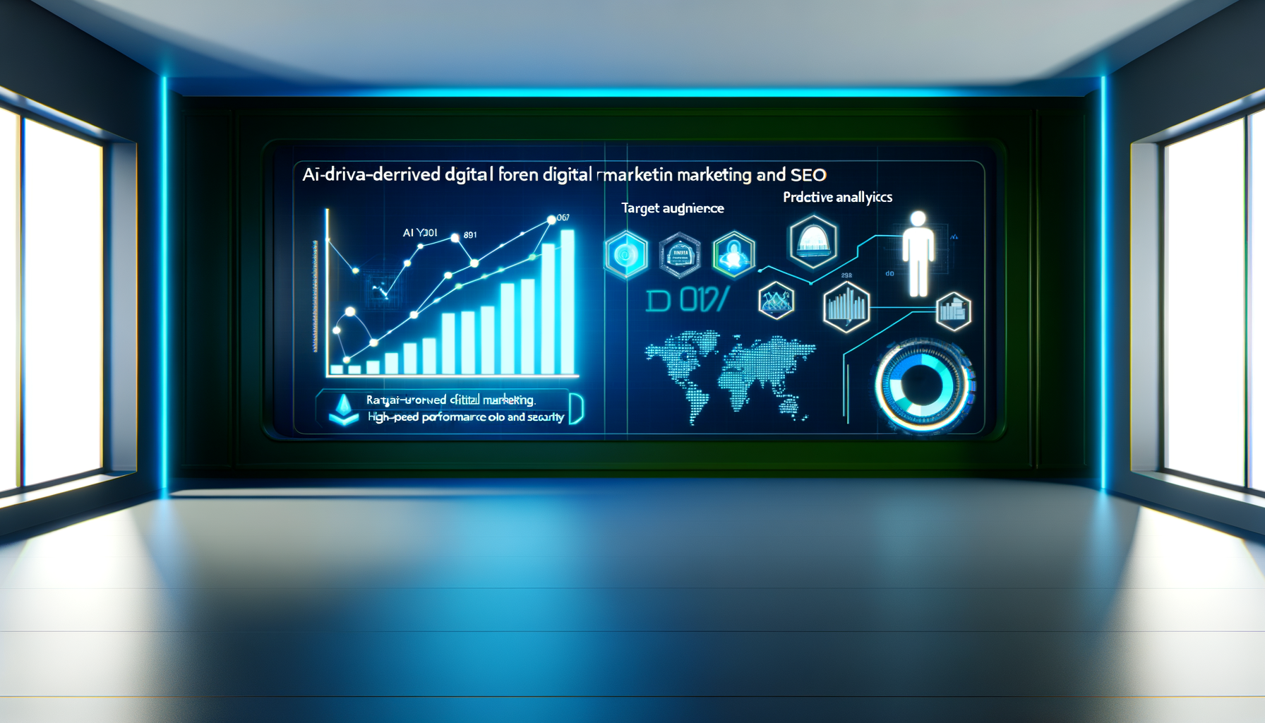 AI SEO strategy tool showcasing keyword insights.