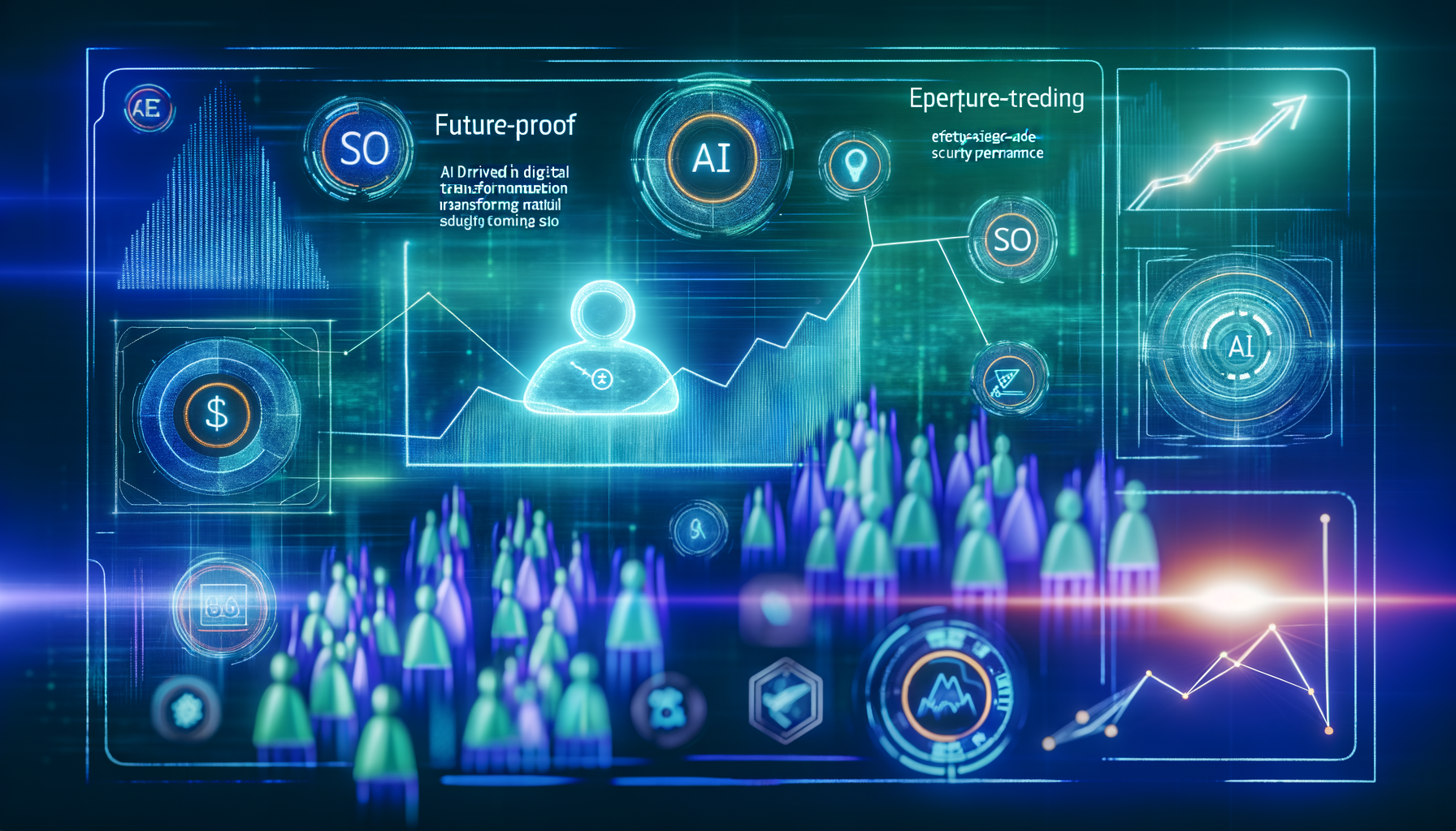 Illustration of AI SEO strategies for future-proofing.