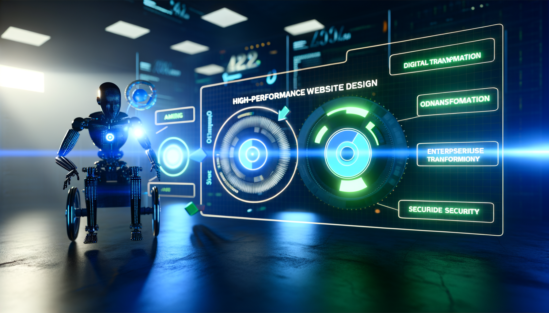 AI-driven web design enhancing user engagement.