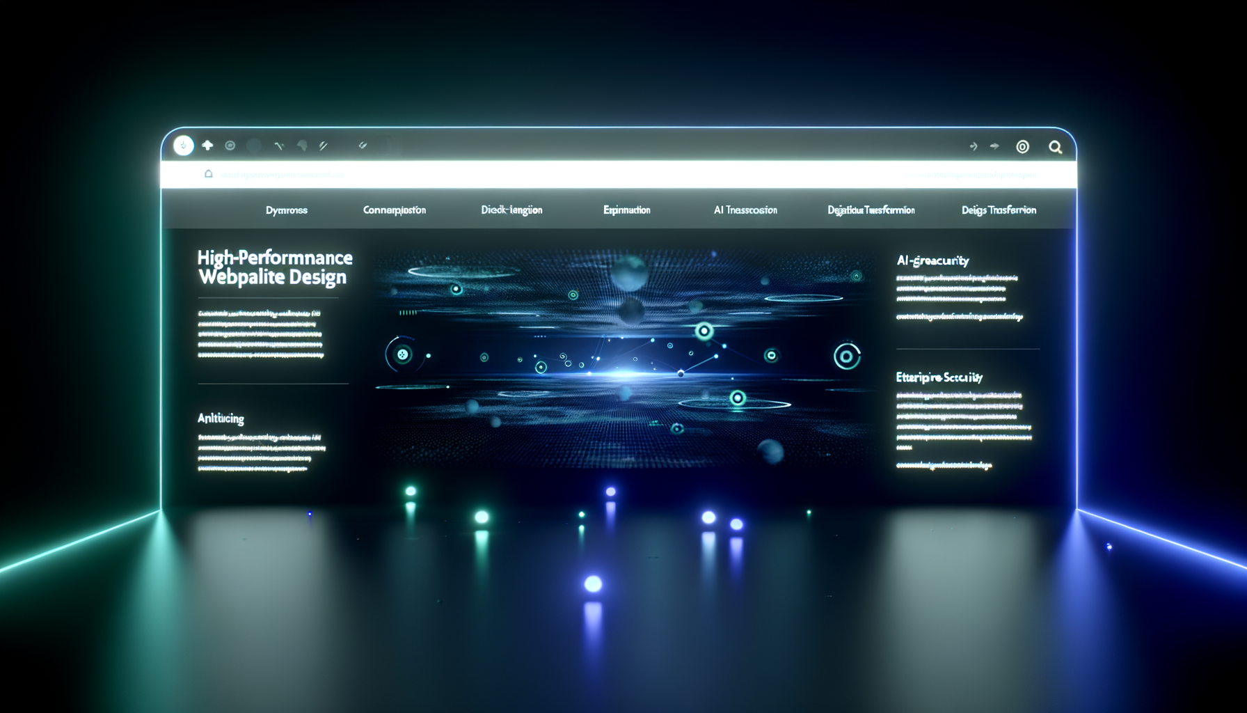 Website interface featuring dark mode and engaging micro-interactions.