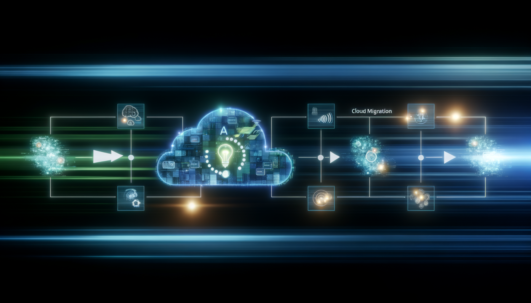 Diagram illustrating AI integration process.