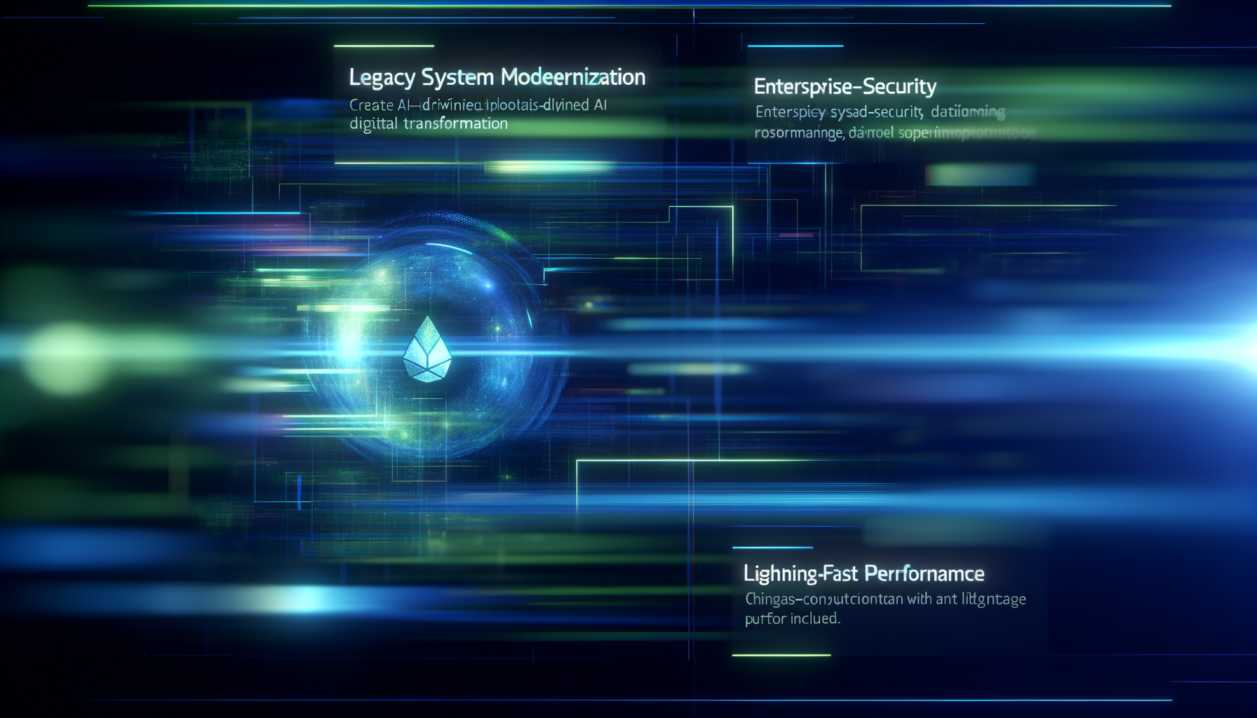 AI-driven legacy system modernization.