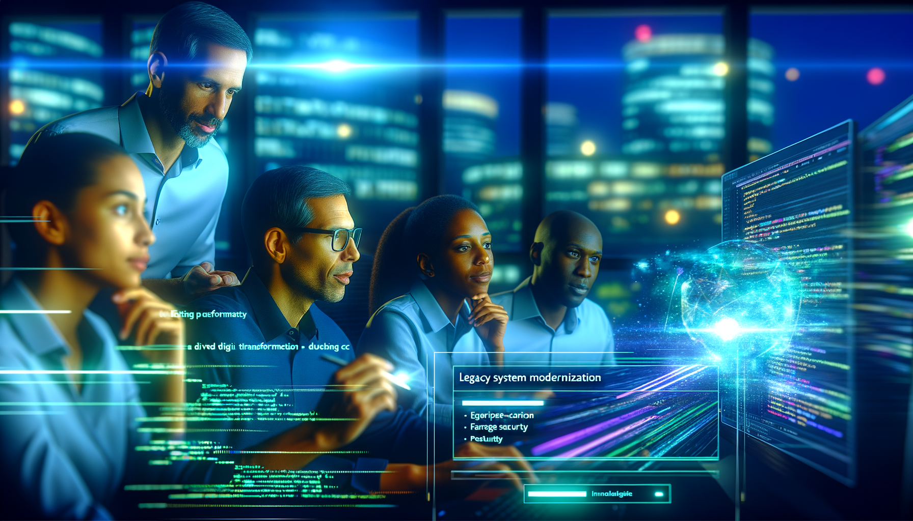 Code review for legacy system modernization.