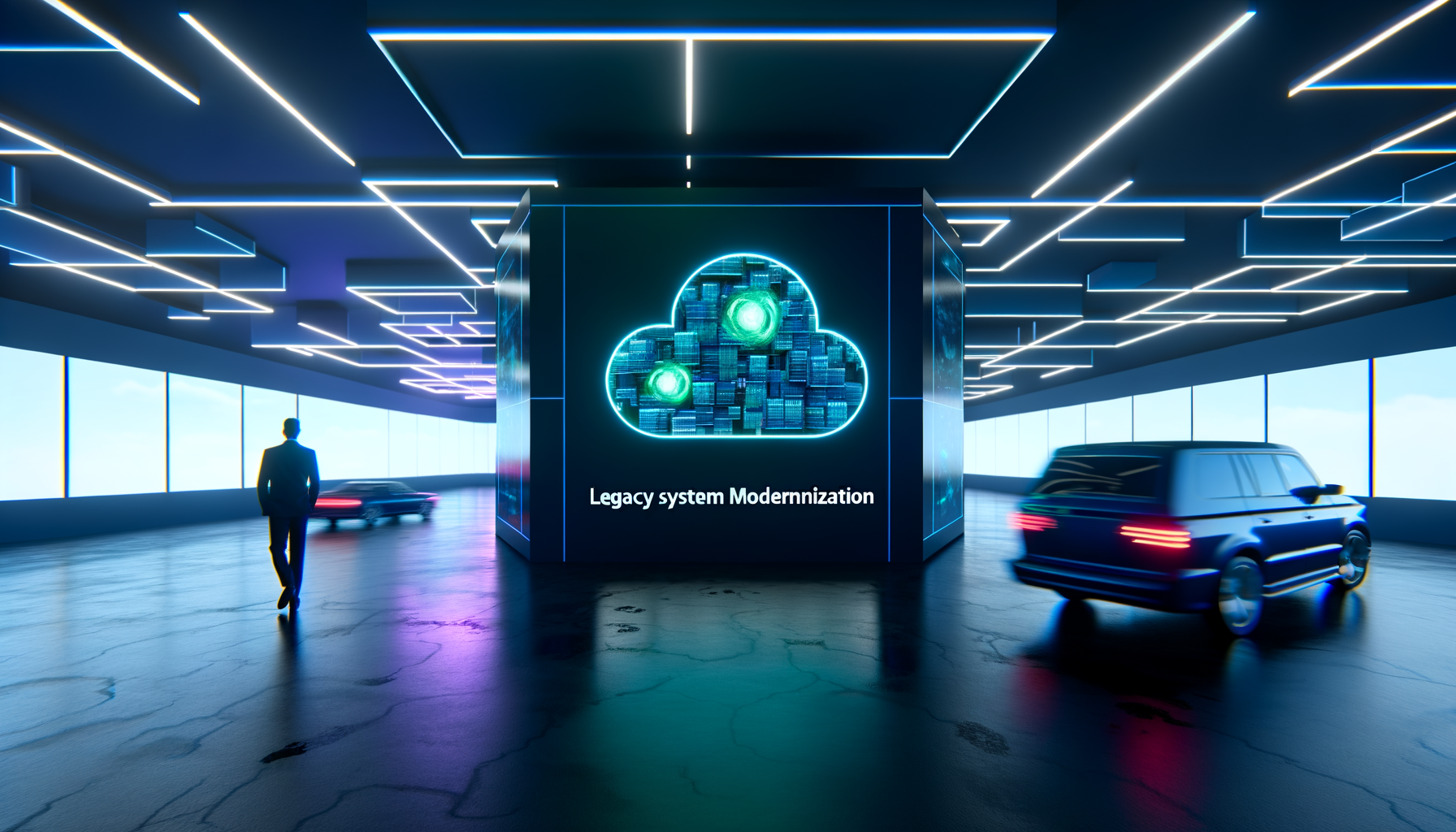 Cloud architecture demonstrating scalability.