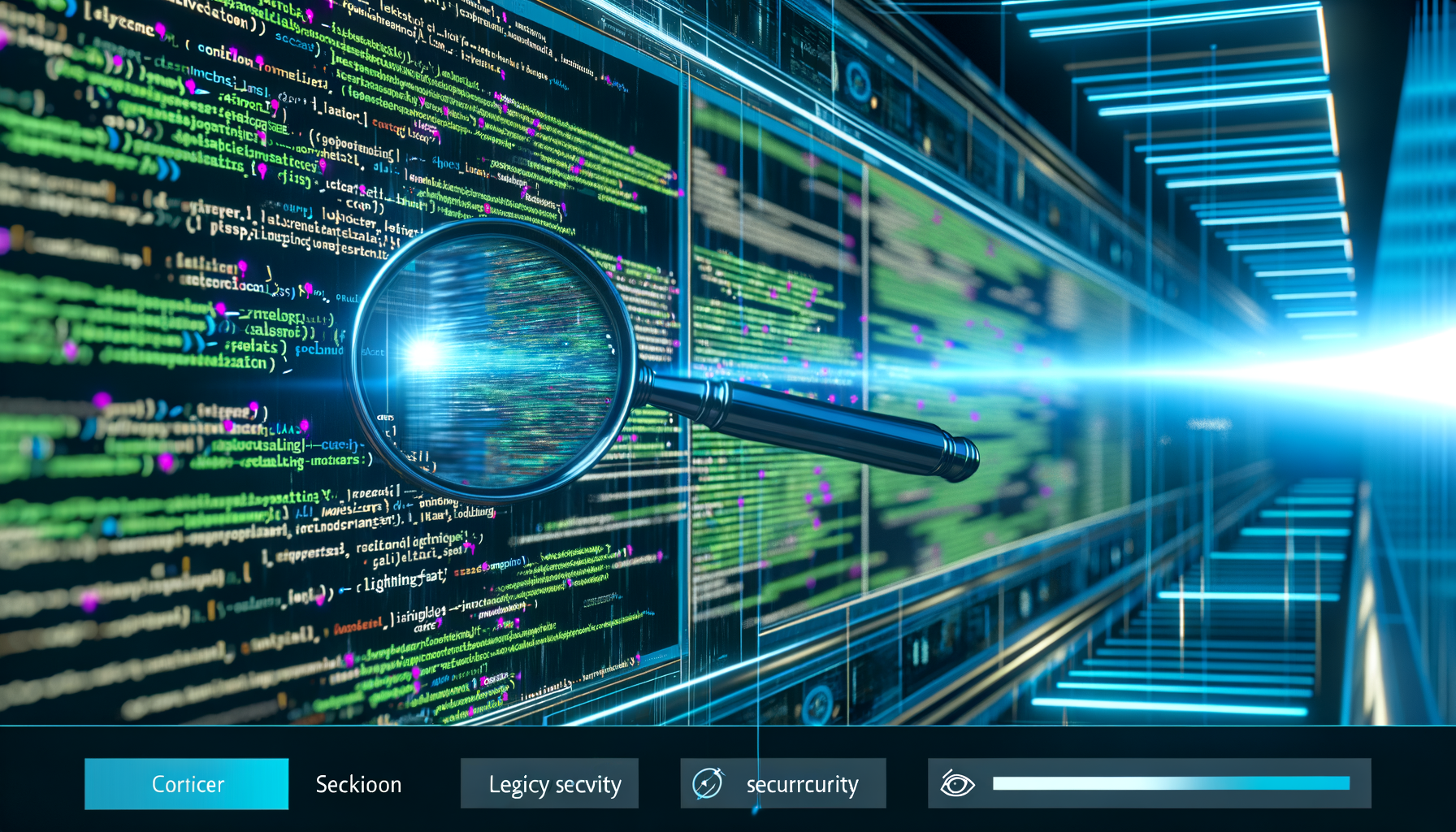 AI tool in action for legacy code analysis.