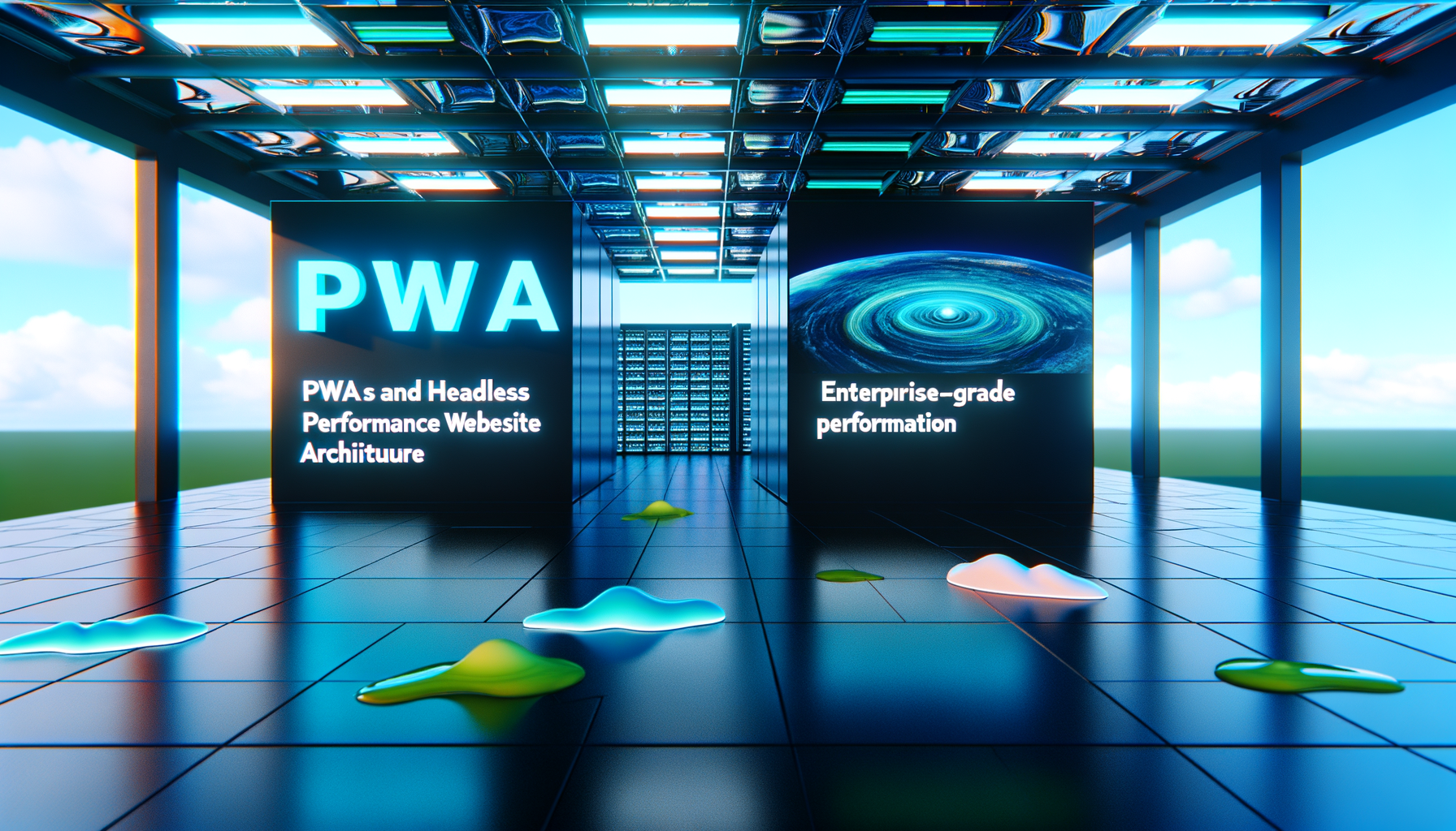 PWA and headless CMS architecture.