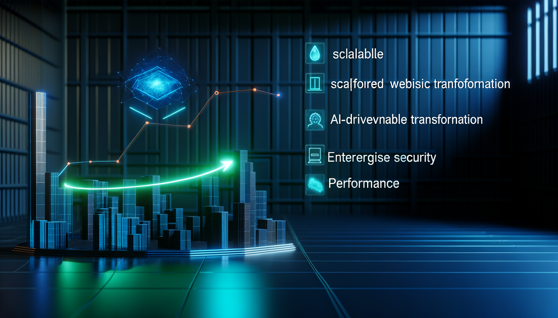 Scalable security architecture graph.
