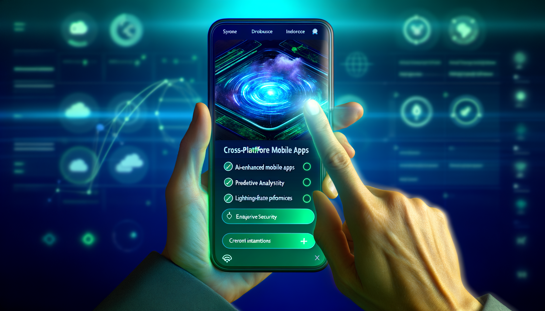 AI integration in mobile apps.